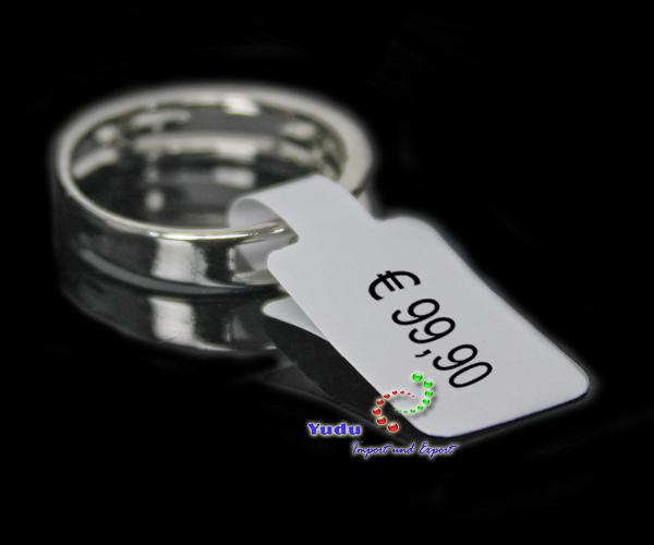 100 Etiketten Preisetiketten für Ringe selbstklebend Ring-Etiketten,0,047€/Stk